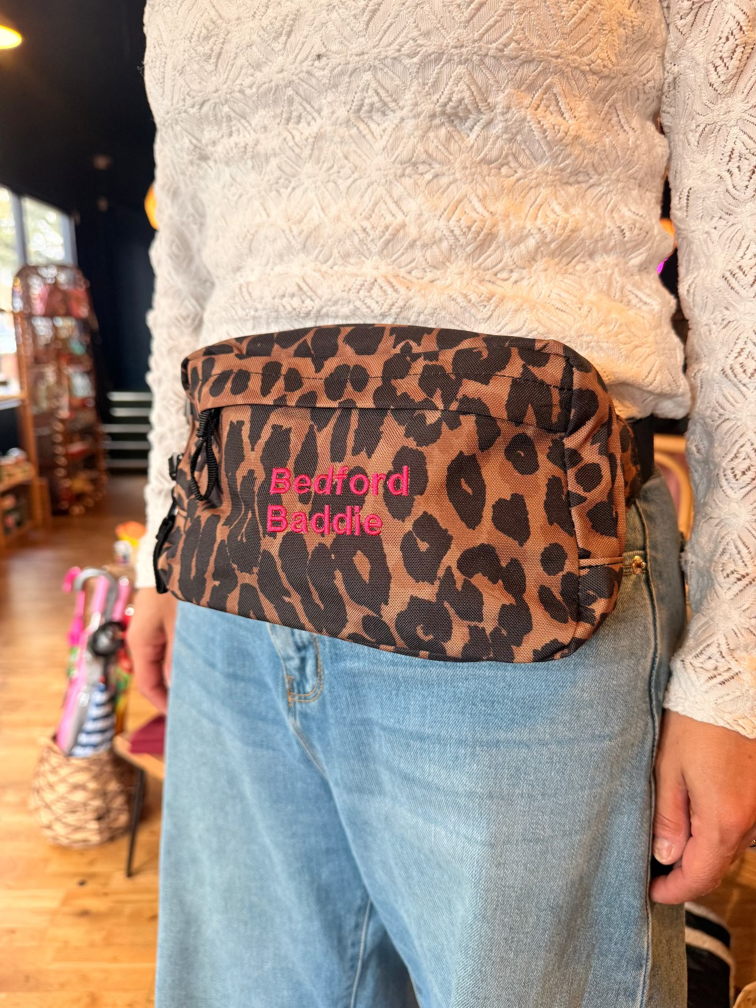 Leopard Cross Body/Bum Bag | Bedford